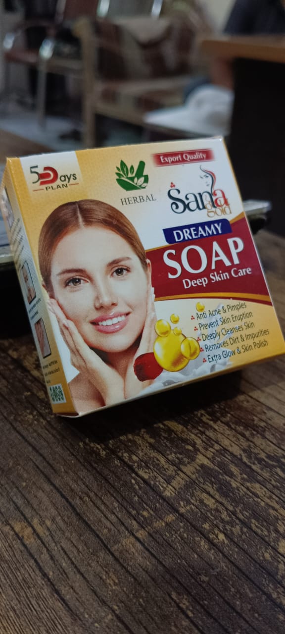 Pack of 07 - Sana Gold Magic Soap | Powerful Herbal Formula