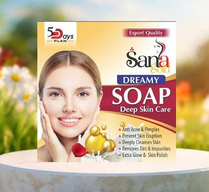 Pack of 07 - Sana Gold Magic Soap | Powerful Herbal Formula