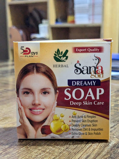 Pack of 07 - Sana Gold Magic Soap | Powerful Herbal Formula