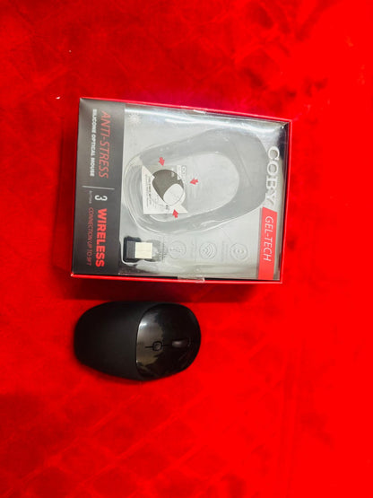 Computer / Laptop Mouse COBY Gel-Tech Anti-Stress Silicon Optical Wireless Mouse -