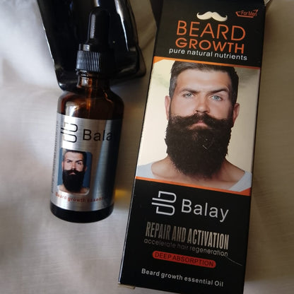 Get Balay Original Beard Growth Essential Oil for Men Pure Natural