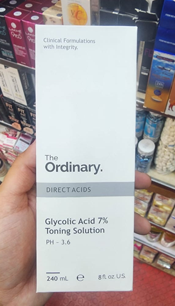 The Ordinary Glycolic Acid 7% Toning Solution Exfoliating Face Toner for