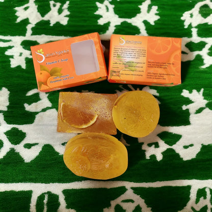 Safwa Organics Vitamin C Soap | Organic Handmade Glow Bar Soap |