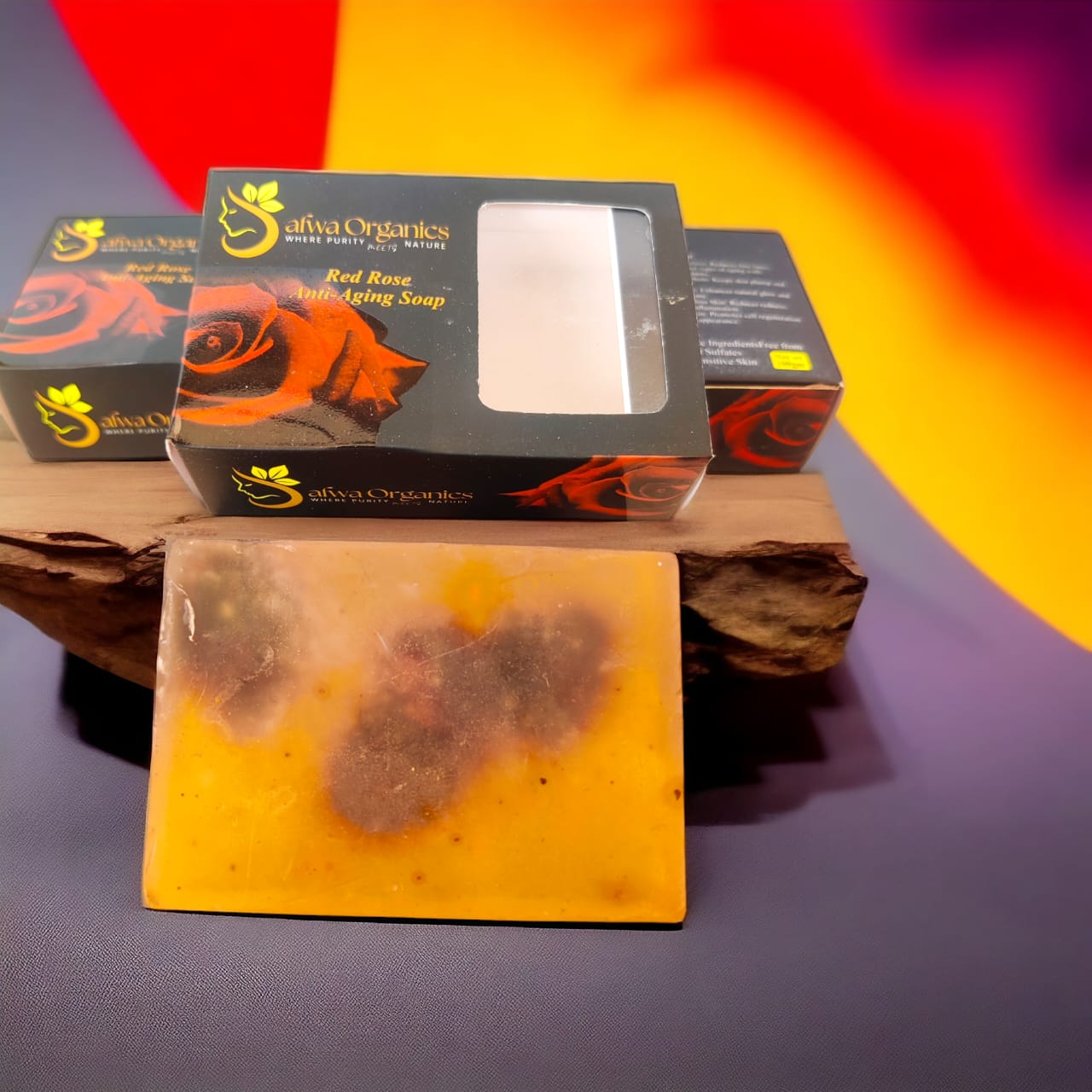 Safwa Organics Charcoal Soap Deep Clean Detox Bar Organic Handmade