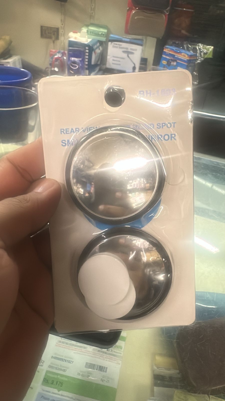 2pcs Round Blind Spot Mirrors Wide-Angle Lens for Enhanced Rear and