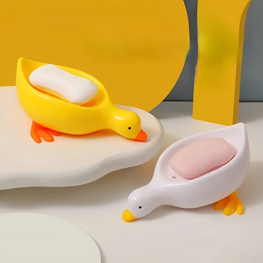 1 Pc Duck Soap Holder, Cute Soap Drying Rack, Kitchen Bathroom Shelf