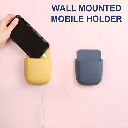 1 Pcs U Shape Wall Mounted Mobile And Remote Holder | Wall Mounted Storage