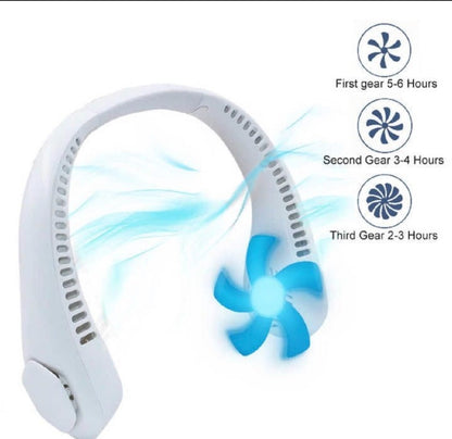Neck Fan Portable Bladeless neck fans Portable Hanging Neck Fan Micro Cooling
