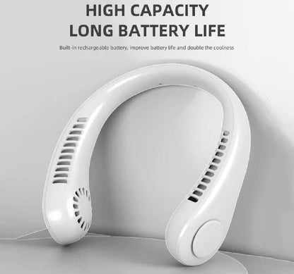 Neck Fan Portable Bladeless neck fans Portable Hanging Neck Fan Micro Cooling