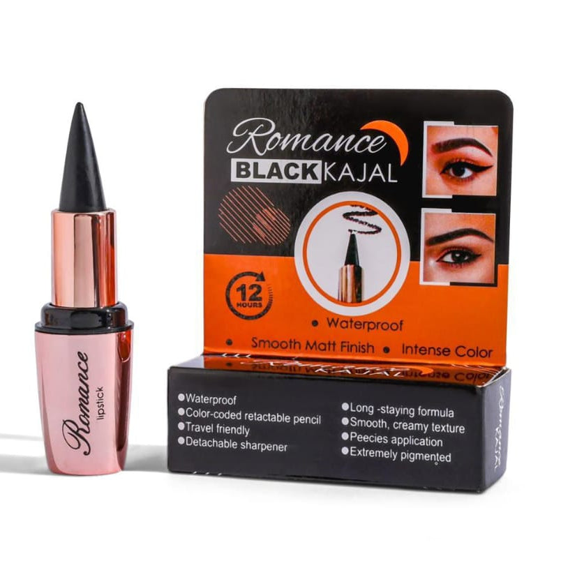 Romance Kajal | Waterproof | Smooth matte finish | Instant Color |