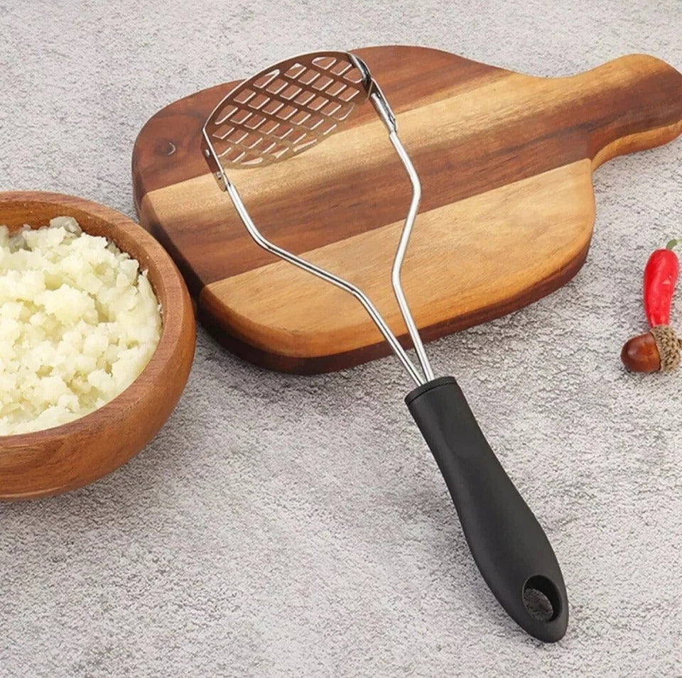 Potato Masher Stainless Steel Manual Kitchen Vegetable Ricer Fruit Banana Egg Crusher