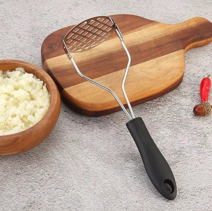 Potato Masher Stainless Steel Manual Kitchen Vegetable Ricer Fruit Banana Egg Crusher
