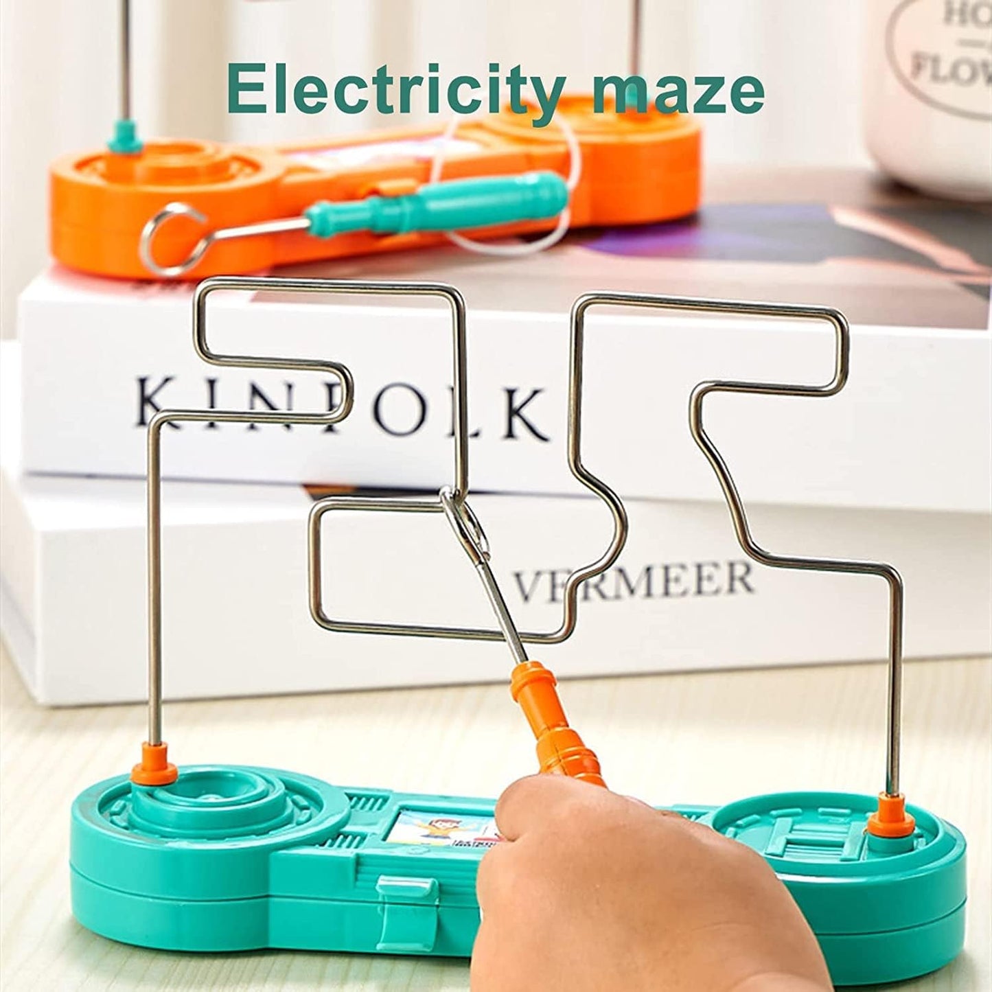 Bump Maze, Montessori Toy Electric Wire Maze Roller Game Touch Maze Puzzle