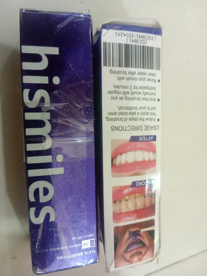 (NW000391) Teeth Brightening Hismiles V34 Colour Corrector Serum - 30ml | Hismile