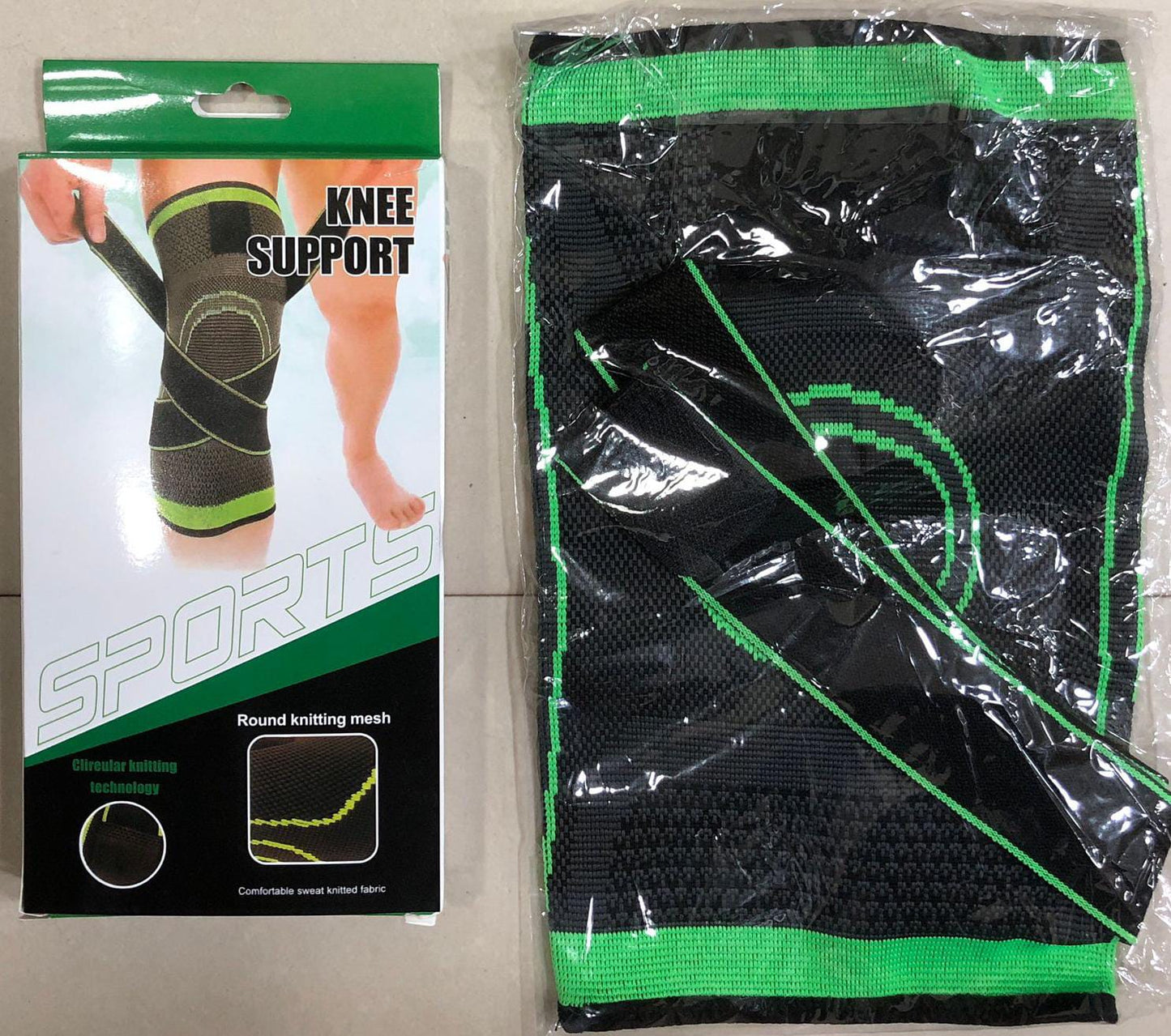 Knee Support Band for Pressure Weaving with 3D Weave Protection Against Injury
