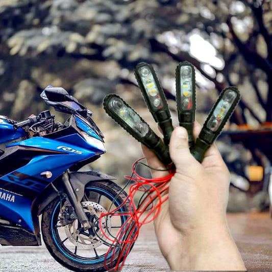 Bike Indicator -Universal Flexible Bike Indicator Light for Safe Riding llex to