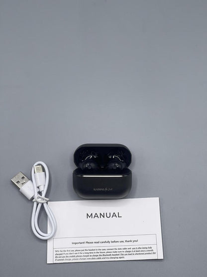 Kamal Premium Quality Metallic Earbuds with Active Noise Cancellation (ANC) Deep