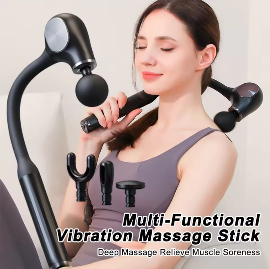Handle Elbow Fascial Massage Gun Deep Muscle Relaxation &amp; Vibration Therapy