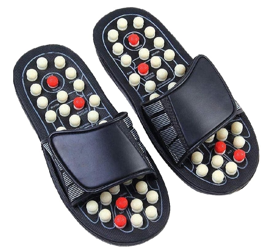 Blueidea Acupressure Massage Slippers for Sugar Patients Foot Therapy Reflexology Sandals