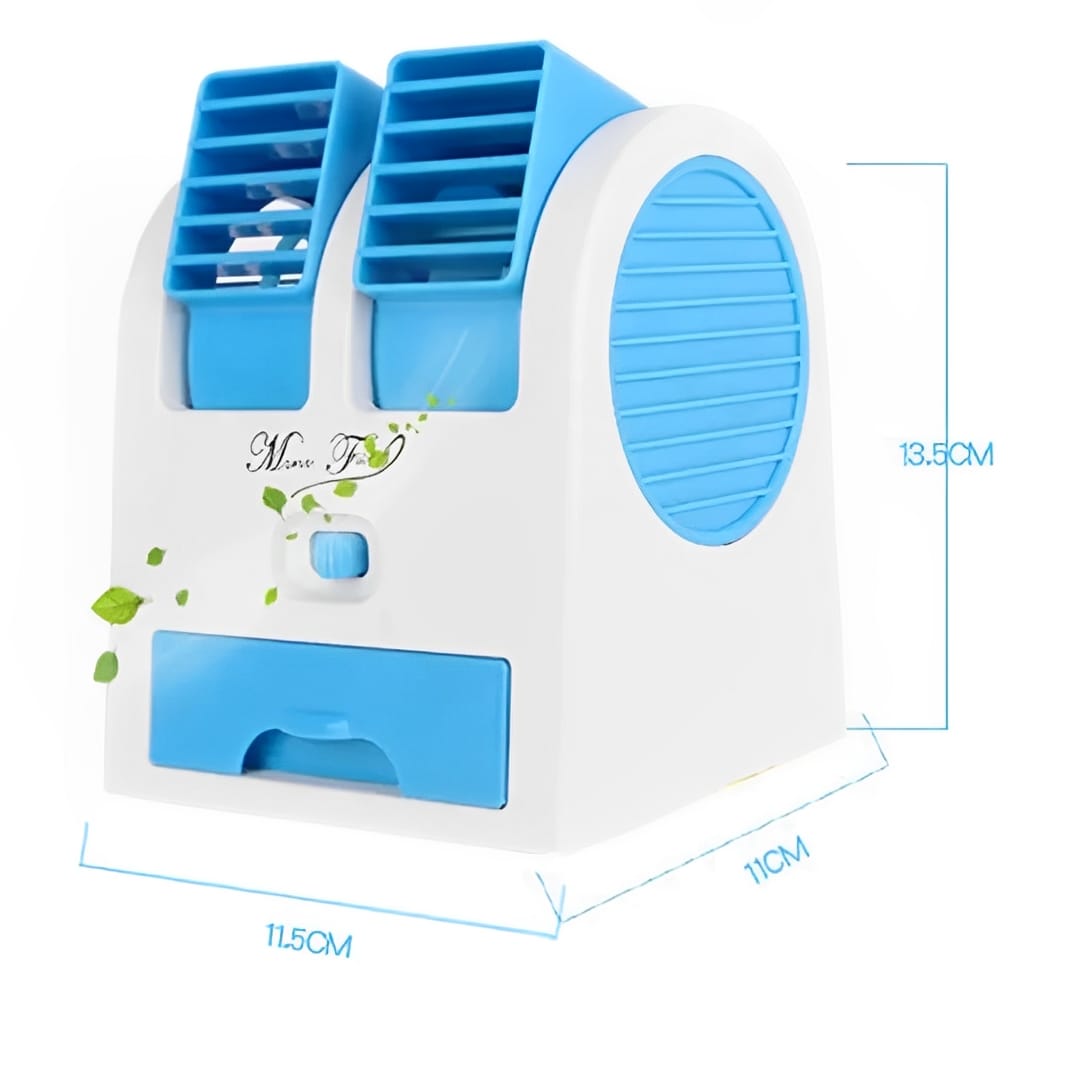 Portable Mini AC Air Cooler USB &amp; Battery Operated | Dual