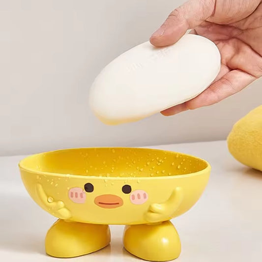 Cartoon Holder Shape Soap Box Drain Soap Holder Bathroom Shower Drain