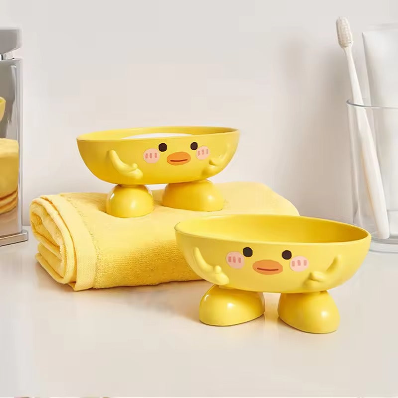 Cartoon Holder Shape Soap Box Drain Soap Holder Bathroom Shower Drain