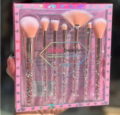 Sweet Beauty 07 PCs Makeup Brush Set | Complete Brush Kit for