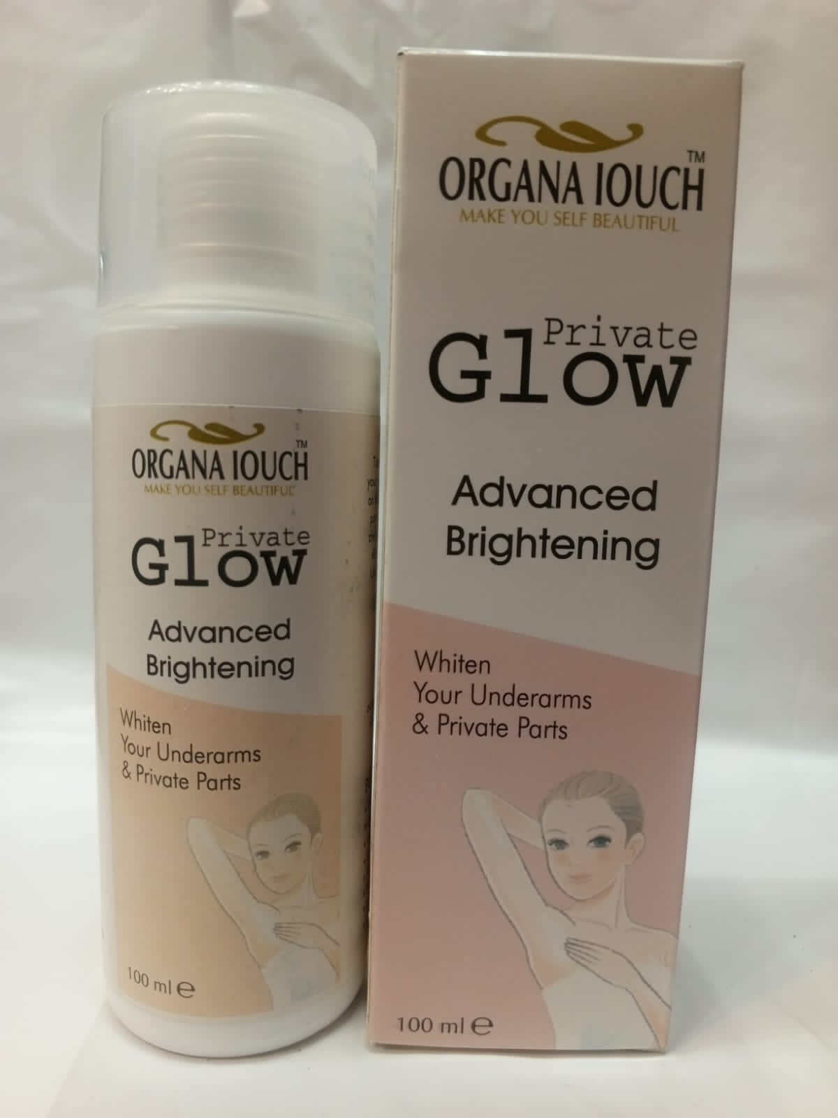 Organa Touch Fresh &amp; Natural Underarm Whitening Cream Private Glow ( Advanced
