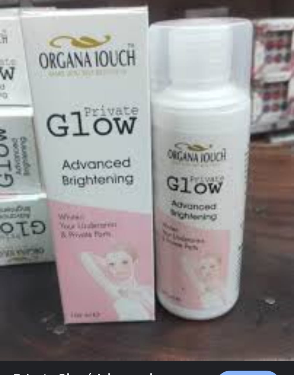 Organa Touch Fresh &amp; Natural Underarm Whitening Cream Private Glow ( Advanced