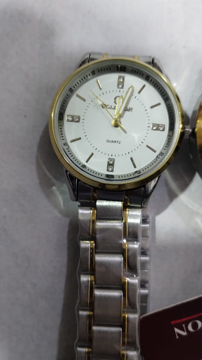 Stainless Steel (Couple Watch) | GOLDSTON | Quartz | New Luxury Design