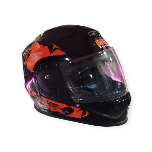 Stylish Helmet for Motorcycle Use Safety with Style | Upper Graphics: Random