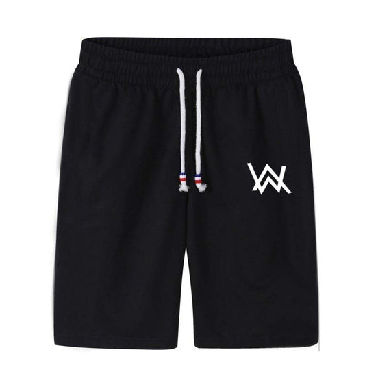 Tag Short Printed Sports Gym Summer Shorts | Black Color | MEN