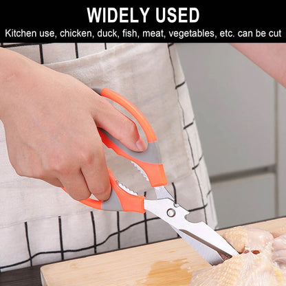 Multifunction Kitchen Scissors Heavy Duty Food Shears for Chicken Meat Vegetable Fish