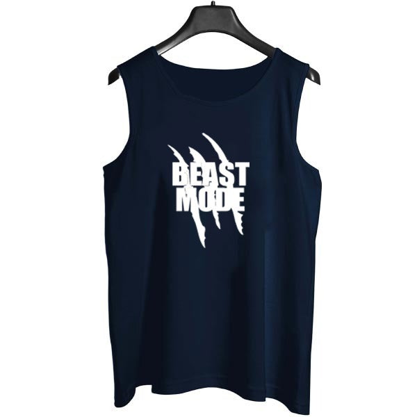 Beast Mode Sando tank top for Men [Navy Blue] | Workout Tank