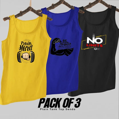 Sando Tanks for Men [Pack of 3] | Fitness gym for muscle