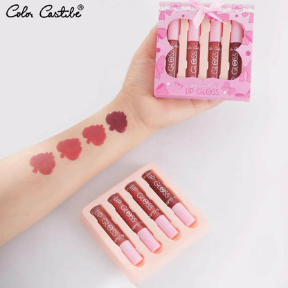 Color Castle [4pcs] Matte Lip Gloss Set | Color castle lipsticks Pack 