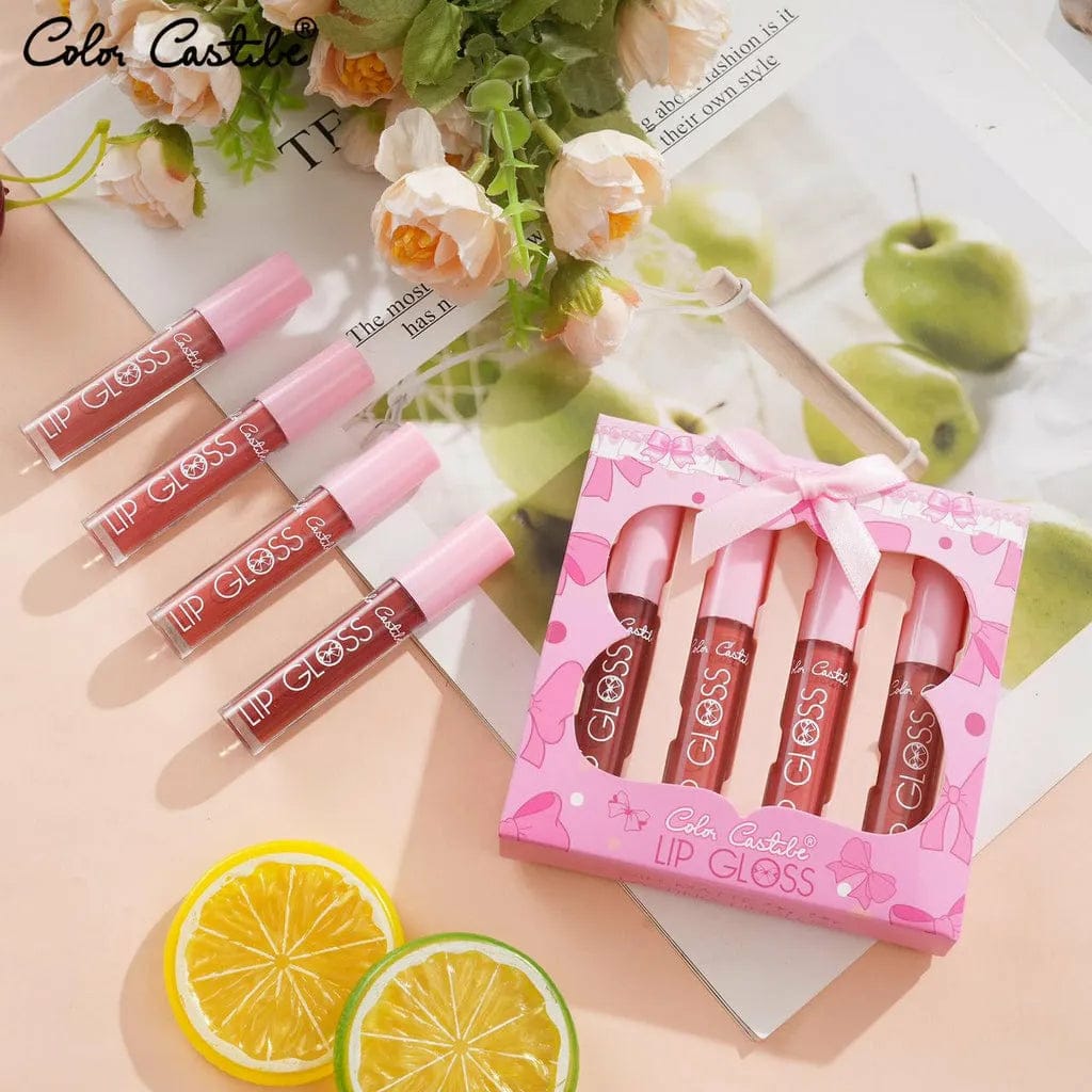 Color Castle [4pcs] Matte Lip Gloss Set | Color castle lipsticks Pack 