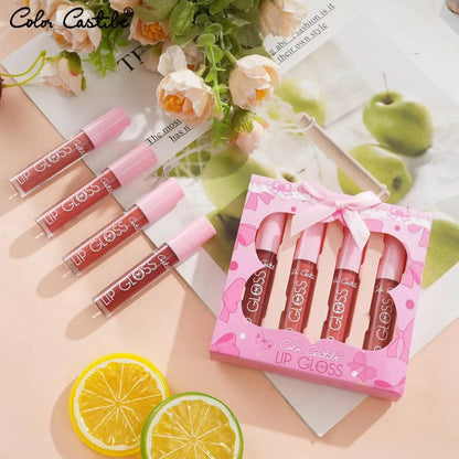 Color Castle [4pcs] Matte Lip Gloss Set | Color castle lipsticks Pack 