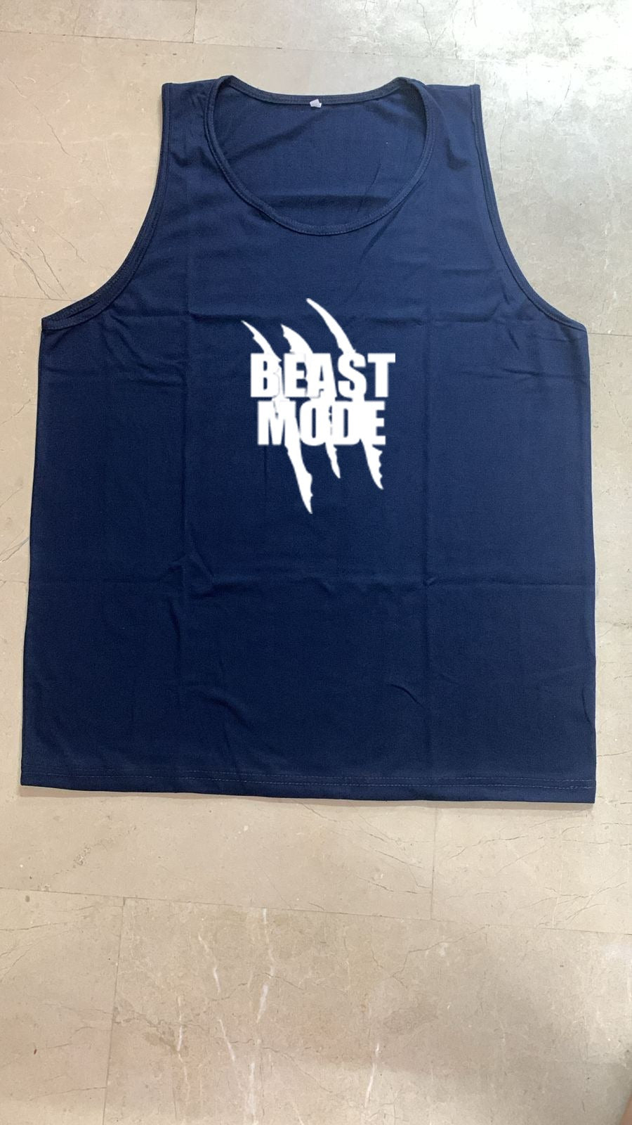 Beast Mode Sando tank top for Men [Navy Blue] | Workout Tank