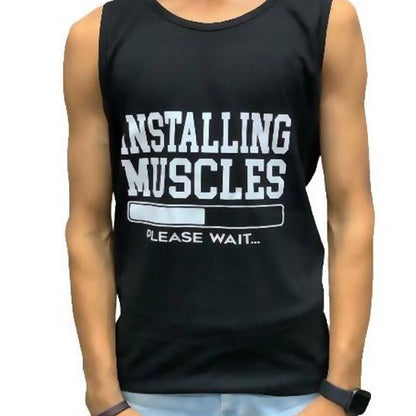 [Pack of 3] Men’s Fitness Gym Sandos for Men Sleeve less for
