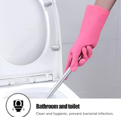 1 Pair Cleaning Gloves Kitchen waterproof Dishwashing Gloves Rubber Kitchen Gloves Antibacterial