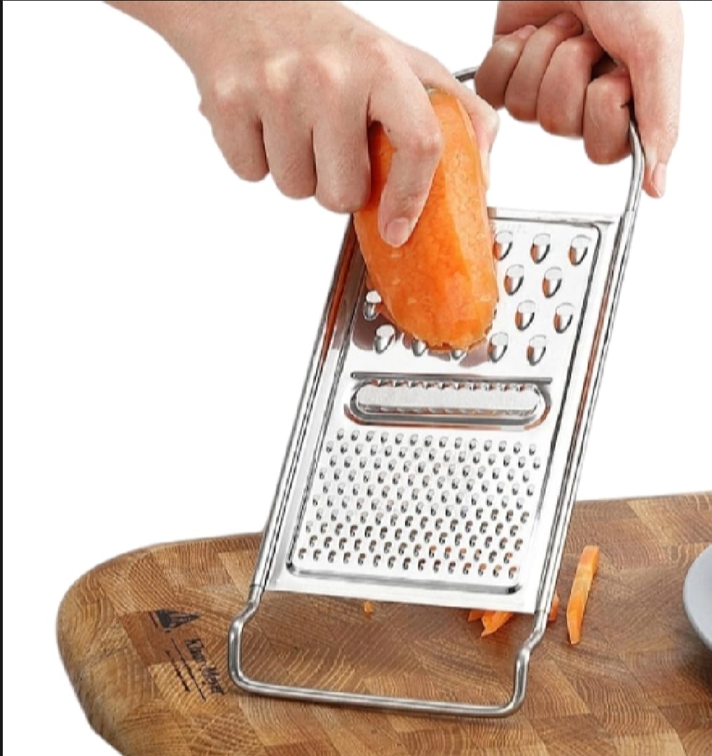 Stainless Steel Kadu Kash Grater Multi-Purpose Vegetable, Fruit, and Nut Cutter,