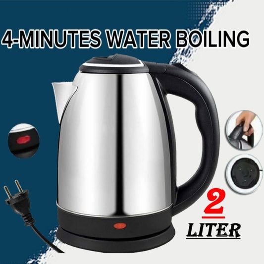 Automatic Electric Kettle 2.0L Stainless Steel Hot Water Boiler with Auto