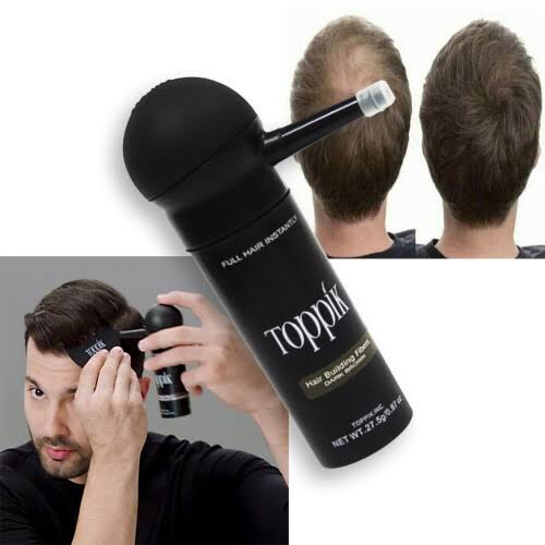Toppik Hair Building Fiber (27g) + Spray Applicator ( Black &amp; Dark