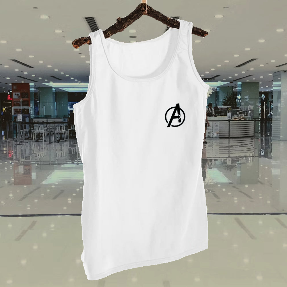 Pack of 1 Avengers Logo White Sando Jersey for Men |