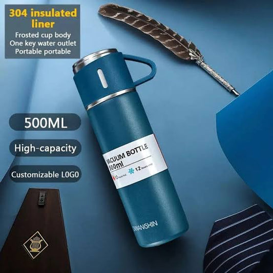1 Cup Vaccume Insulated Water Bottle | New Creative Gift Box Set