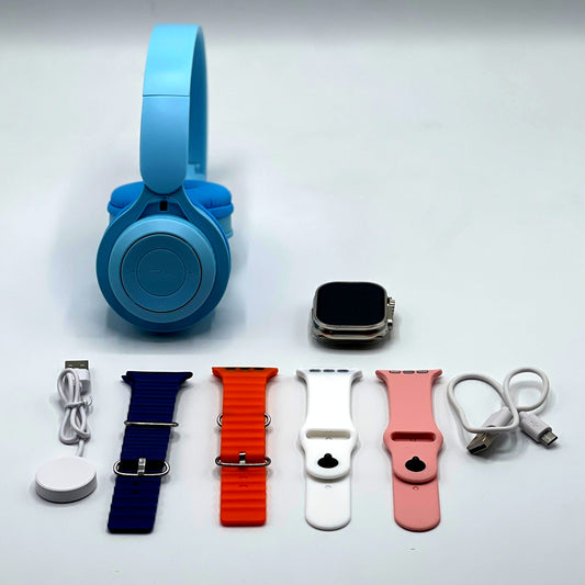 Ultra 2 Smart Watch Bundle Includes Free P47 Wireless Headphone +