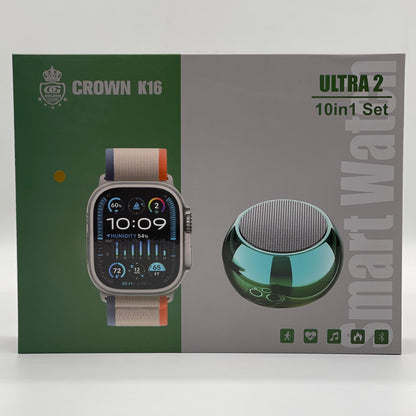 Ultra 2 - Crown K16 - Watch Bundle Includes Free P47