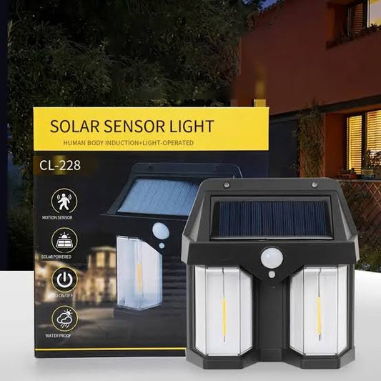 Solar Sensor Light | Solar Interaction Wall Lamp with Warm Light |