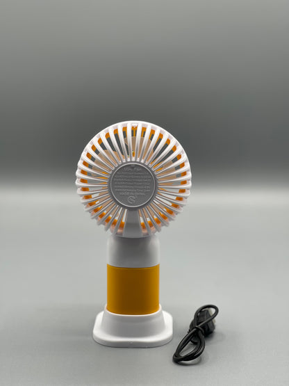 Mini Portable Handheld Fan | USB Rechargeable Fan Cute Compact Design